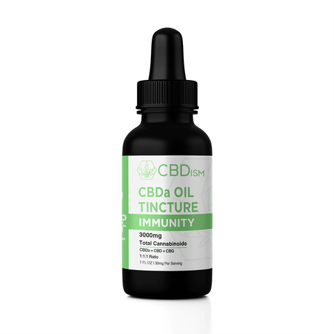 Immunity Tincture: CBDa Oil Tincture 3000mg