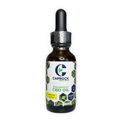 CBD Oil Tincture | 2700mg | Lemon Lime | 3rdParty Lab Tested | Natural