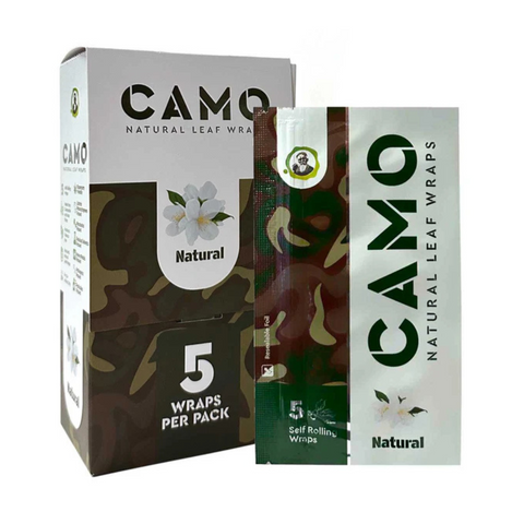 Camo Leaf Wraps | Natural Leaf Wraps | 5pcs | 